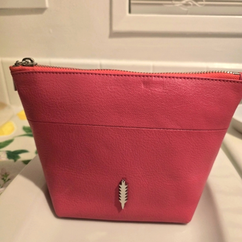 THACKER Pink leather bag